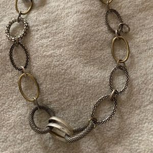 FUNKY MISMATCHED CHAINLINK NECKLACE